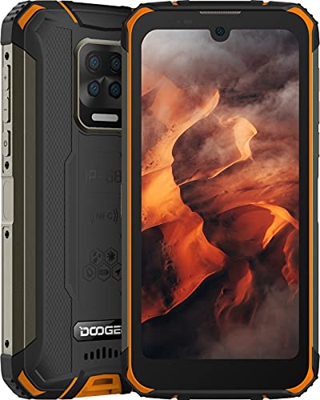 Rugged Smartphone, DOOGEE S59 Cellulare Antiurto 10050mAh Super Batteria, 4GB + 64GB, Altoparlante da 2W, 5,71 Pollici HD+, 16MP Quad Fotocamera, 4G D