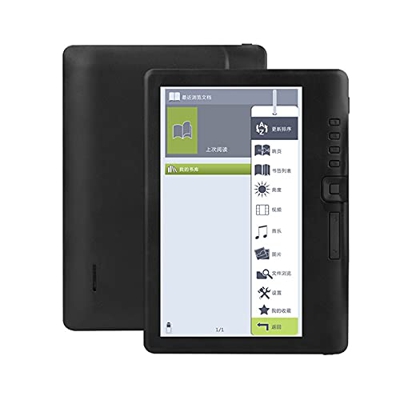 ZOUD Portatile 7 pollice eBook Reader Nero 4/8/16G Storage Grande Capacità Built-in Retroilluminazione Facile Trasporto LCD Monitor Sottile a 11mm ebo