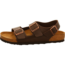 Birkenstock Milano Birko Flor Dark Marrone Sandali-UK 10.5 / EU 45 precio