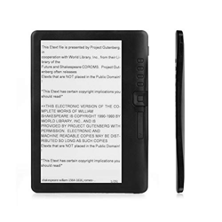 PKJI E-Reader - Grafite, Display da 7"ad Alta risoluzione, Impermeabile, Multimedia Integrato, 8 GB, Offerta Speciale en oferta