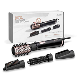 Babyliss AS200E - Spazzola ionica rotante per capelli, con 4 teste per asciugatura, modellatura, levigatura e volumizzazione, 2 temperature + aria fre precio