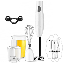 Frullatore a Immersione 4 in 1, minipimer 150w, frullatore Ad Immersione Con 600 Ml Di Tazza Di Miscelazione, tritatutto Da 500 Ml, sbattiuova, Può Fa en oferta