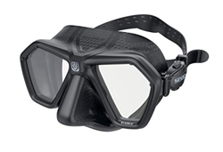 Seac Eagle, Maschera Compatta a Volume Ridotto per Apnea e Pesca Subacquea Unisex Adulto, Nero en oferta