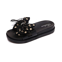 HuaLiSiJi Sandali Donna Piatta Estate Ciabatte da Spiaggia,Pantofole alla moda estive antiscivolo (Nero, numeric_40) precio