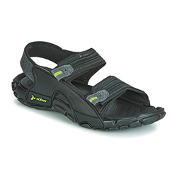 Rider Men's Tender Textile Hook & Loop Sandal Black-Black-9 Size 9 en oferta