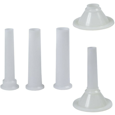 Set di imbuti in plastica per tritacarne n. 22 (4 pezzi)