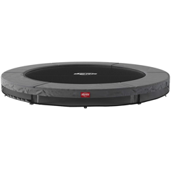 SOLO TRAMPOLINO Tappeto elastico da giardino interrato rotondo 330cm - grigio. Progettato per un allenamento sicuro. Ideale per adolescenti e adulti en oferta