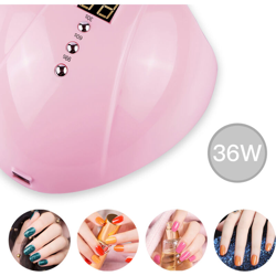 Happyshopping - 36W Gel UV LED Nail Lamp Nail Dryer Gel Polish Curing 3 Timer Sensore automatico Nail Art Tools Accessori en oferta