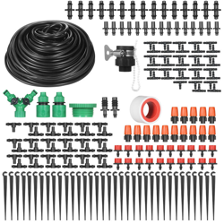 Vivaio a goccia irrigazione kit di raffreddamento a spruzzo vestito | con 40 metri di tubo di acqua / emettitore / ugello, etc. - con 40 metri di características