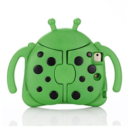 Cassa protettiva Compatibile con iPad Mini 12345 Bambini Carino Carino Cartoon Antiurto Antiurto Coperchio Green senza attrezzi, facile características