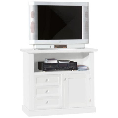 Connell - Mobile Porta Tv In Legno Massello 84 X 40 X 80