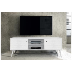 Brody - Mobile Porta Tv Moderno In Abete Spazzolato 160 X 45 X 55 en oferta