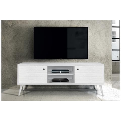 Brody - Mobile Porta Tv Moderno In Abete Spazzolato 160 X 45 X 55