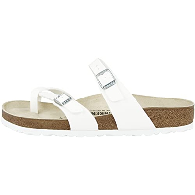 Birkenstock Schuhe Mayari Birko-Flor Schmal White (071053) 40 Weiss