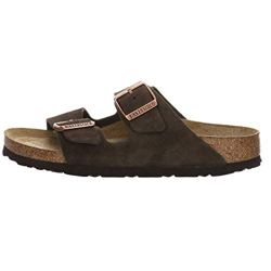 Birkenstock Arizona Mocca Plantare Morbido Pelle Scamosciata en oferta