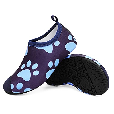 Geweo Scarpe Acqua Water Shoes Bambini Scarpette da Scoglio Bambino Ragazzi Ragazze Calzini Ciabatte Sport Acquatici Surf Immersioni Nuotare Spiaggia 