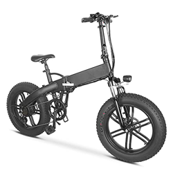 Bicicletta Elettrica Pieghevole Per Adulti, 500 W, 25 km/h Velocità Massima 15 MPH E-bike Per Adulti con Batteria Rimovibile da 36 V 10 Ah, Cambio pro precio