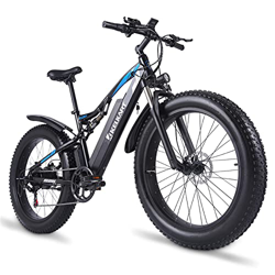 KELKART Bici Elettrica 48V 1000W per Adulti Mountain Bike con Pneumatici Grassi con Sistema Frenante Idraulico Anteriore e Posteriore Xod características