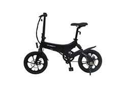 Dalkey123 - Bicicletta elettrica pieghevole, mini bici da scooter con 3 velocità regolabili, per adulti, chilometraggio massimo 50 kg, bicicletta elet precio