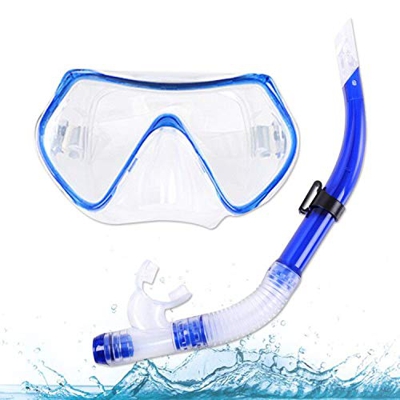 PINPOXE Maschera Subacquea, Maschera da Snorkeling, Maschera per Immersioni, Apnea e Snorkeling, Disponibile in Versione Due/Tre Vetri Unisex Adulto