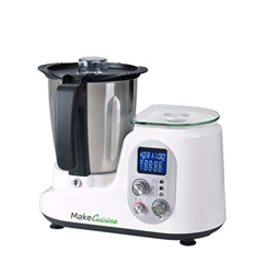 MakeCuisine Robot da Cucina Multifunzione Bilancia Elettronica Vaporiera, Bianco, 2 litros precio