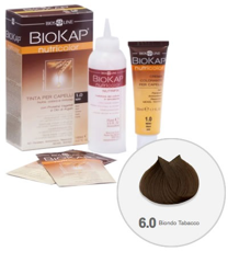 Biosline BIOKAP Nutricolor color delicado N ° 6.0 Tabaco Rubio precio