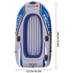 Intime 2/3/4 Persone Barche Da Pesca Kayak Gommoni Resistenti All'usura precio