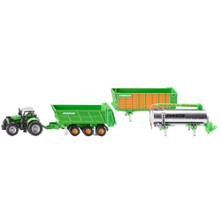 Set Trattore con Rimorchio DEUTZ-FAHR Joskin 1:87 - Multicolore - Siku características