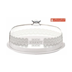 Home 1398 Piatto Torta 34cm Bianco en oferta