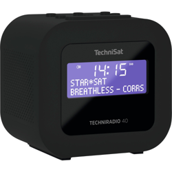 TECHNIRADIO 40 Personale Digitale Nero, Radio sveglia en oferta