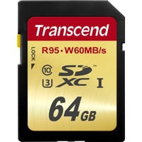 TS64GSDU3 memoria flash 64 GB SDXC NAND Classe 10, Scheda di memoria en oferta