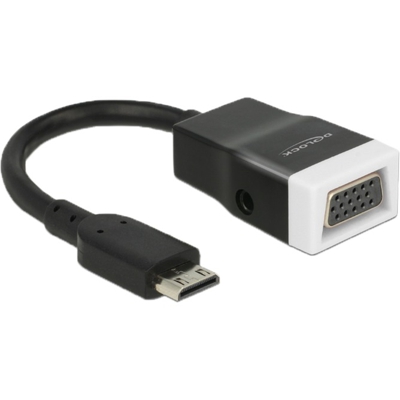 65588 cavo e adattatore video HDMI-mini C VGA, 3.5mm Nero