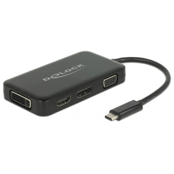 63929 hub di interfaccia USB 2.0 Type-C Nero, Adattatore características