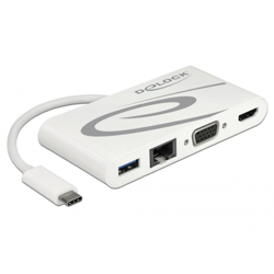 87731 hub di interfaccia USB 3.2 Gen 1 (3.1 Gen 1) Type-C Grigio, Bianco, Adattatore precio