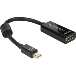 Adapter mini Displayport / HDMI 0,18 m mini Displayport 20-pin M HDMI 19-pin FM Nero, Adattatore características