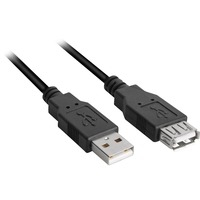 4044951015429 cavo USB 3 m USB 2.0 USB A Nero, Cavo di prolunga