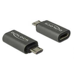 65927 adattatore per inversione del genere dei cavi USB 2.0 Micro-B USB tipo-C Antracite precio