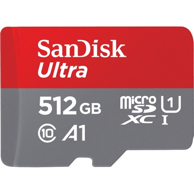 Ultra memoria flash 512 GB MicroSDXC Classe 10, Scheda di memoria