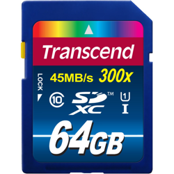 TS64GSDU1 memoria flash 64 GB SDXC NAND Classe 10, Scheda di memoria características