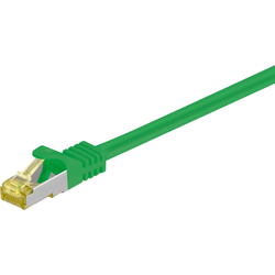 RJ-45 CAT7 3m cavo di rete Verde S/FTP (S-STP) en oferta