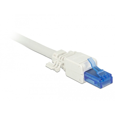 86417 cavo di collegamento RJ-45 Blu, Bianco, Spina