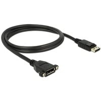 1m M-F DisplayPort Nero, Cavo