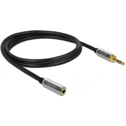 85780 cavo audio 1 m 3.5mm Nero, Grigio, Cavo di prolunga precio