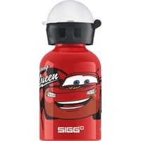 Lightning McQueen Uso quotidiano 300 ml Alluminio Nero, Rosso, Bianco, Bottiglia di acqua