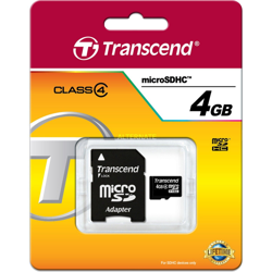 4 GB microSDHC memoria flash Classe 4, Scheda di memoria en oferta