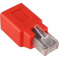 68912 adattatore per inversione del genere dei cavi RJ45 Rosso en oferta