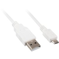 4044951015511 cavo USB 0,5 m USB 2.0 USB A Micro-USB B Bianco precio