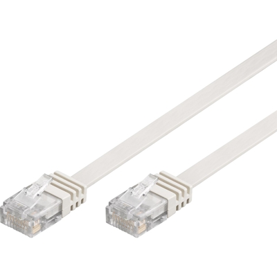 Cat5e Flat 5-050 0.50m cavo di rete Bianco 0,5 m