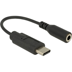 65842 cable gender changer USB Type-C 3,5 mm Nero, Adattatore en oferta