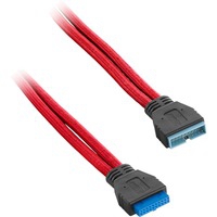 CM-CAB-IUS3-50KR-R cavo USB 0,5 m USB 3.2 Gen 1 (3.1 Gen 1) Rosso, Cavo di prolunga